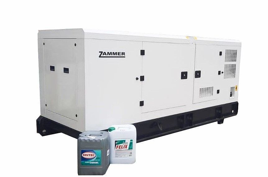 Дизельный генератор Zammer AD-100-Т400 в кожухе со встроенным АВР