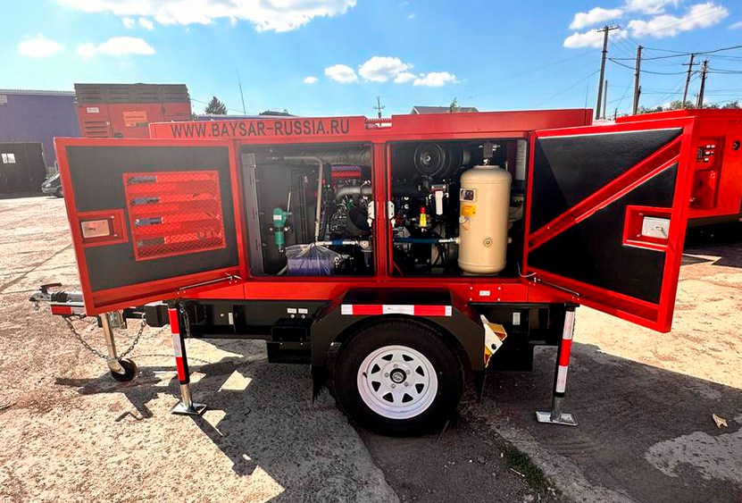 Дизельный компрессор BAYSAR UVSK 185-7D