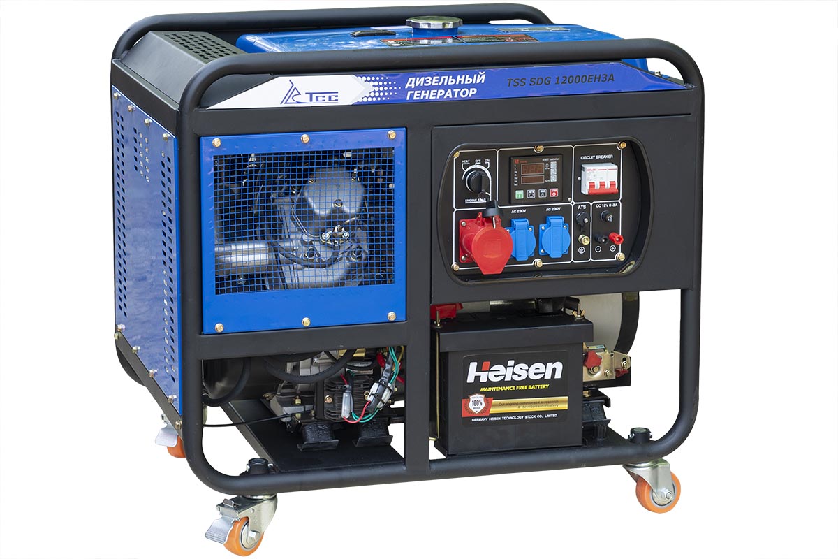 Дизельный генератор TSS SDG 12000EH3A