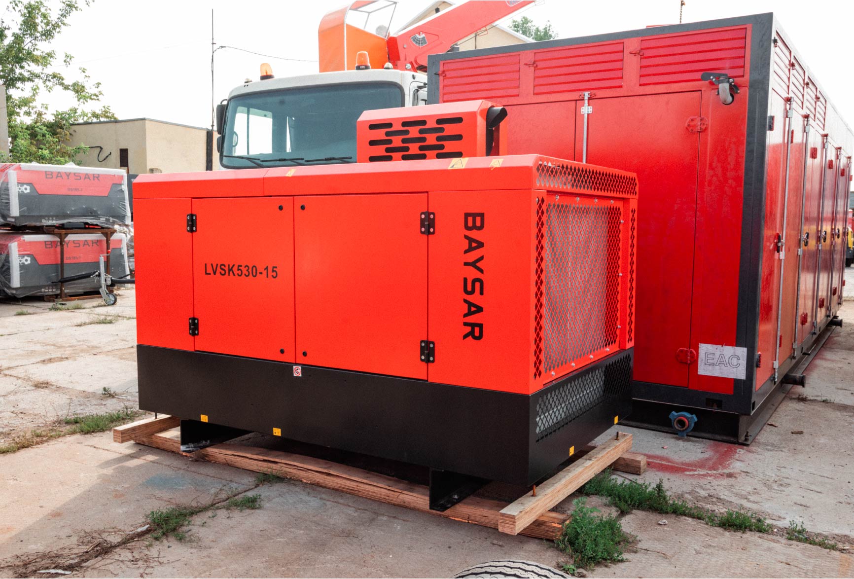 Дизельный компрессор BAYSAR LVSK 530-15