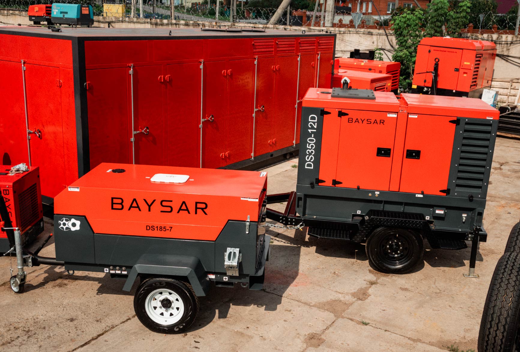 Дизельный компрессор BAYSAR DS350-12D