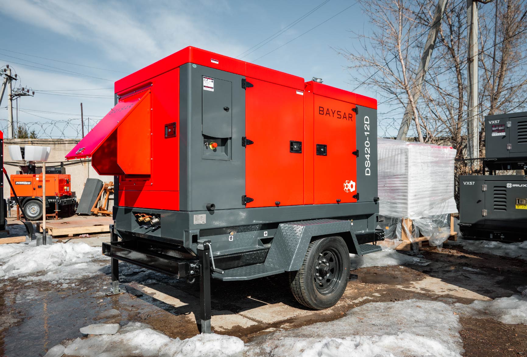 Дизельный компрессор BAYSAR DS420-12D