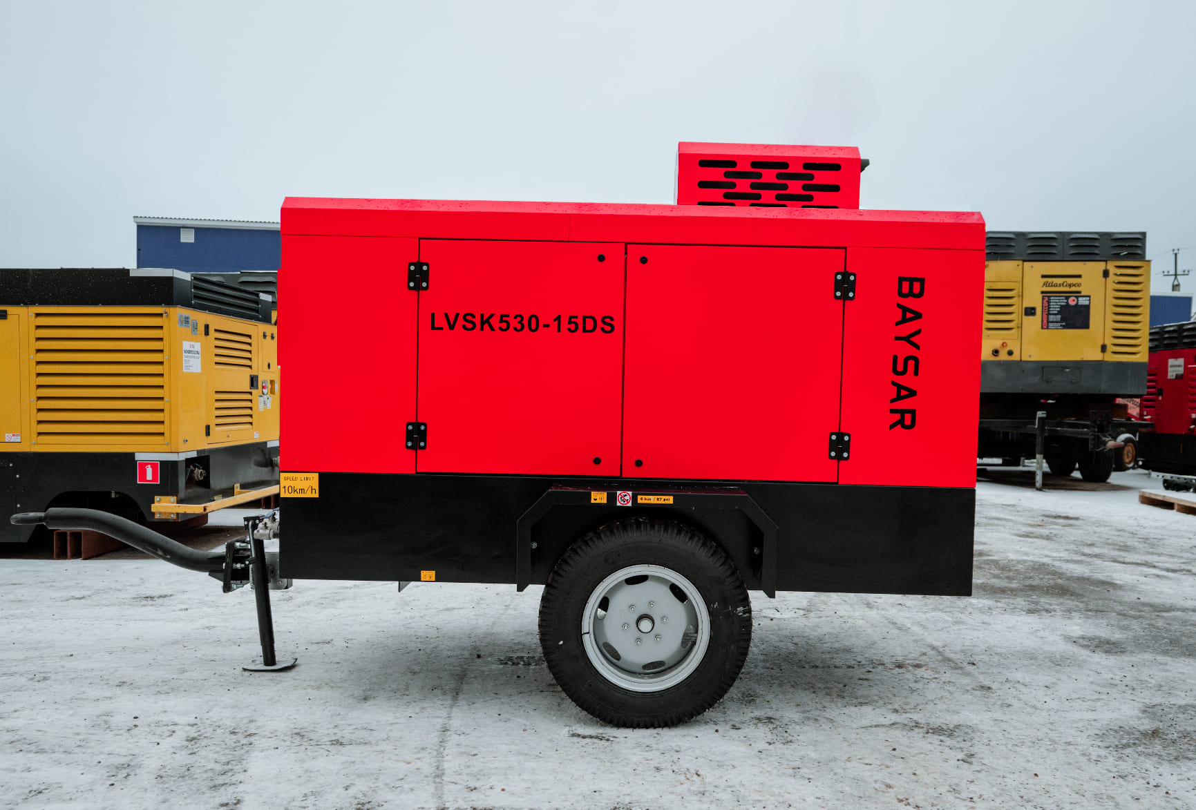 Дизельный компрессор BAYSAR LVSK 530-15DS