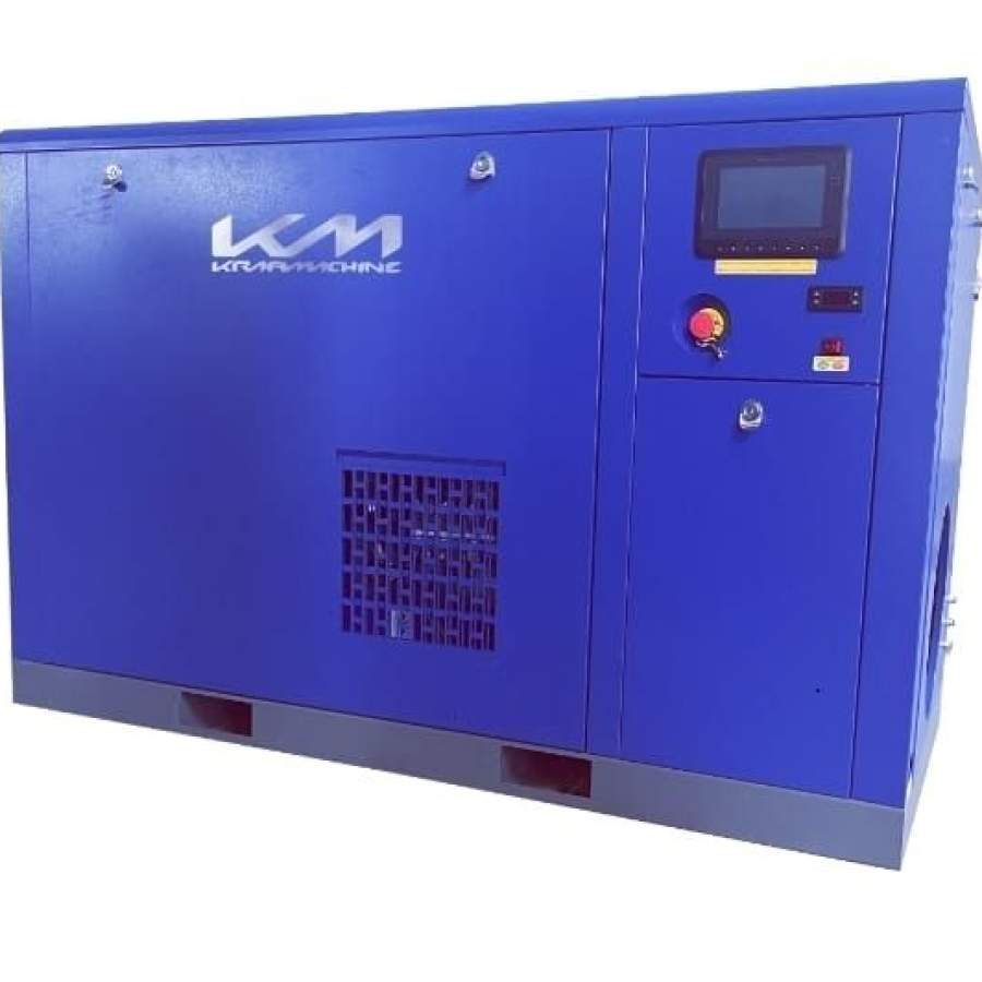 Винтовой маслозаполненный компрессор со встроенным осушителем KraftMachine КМ30-8 ВО-ЧРП Jiangtian (IP 55)