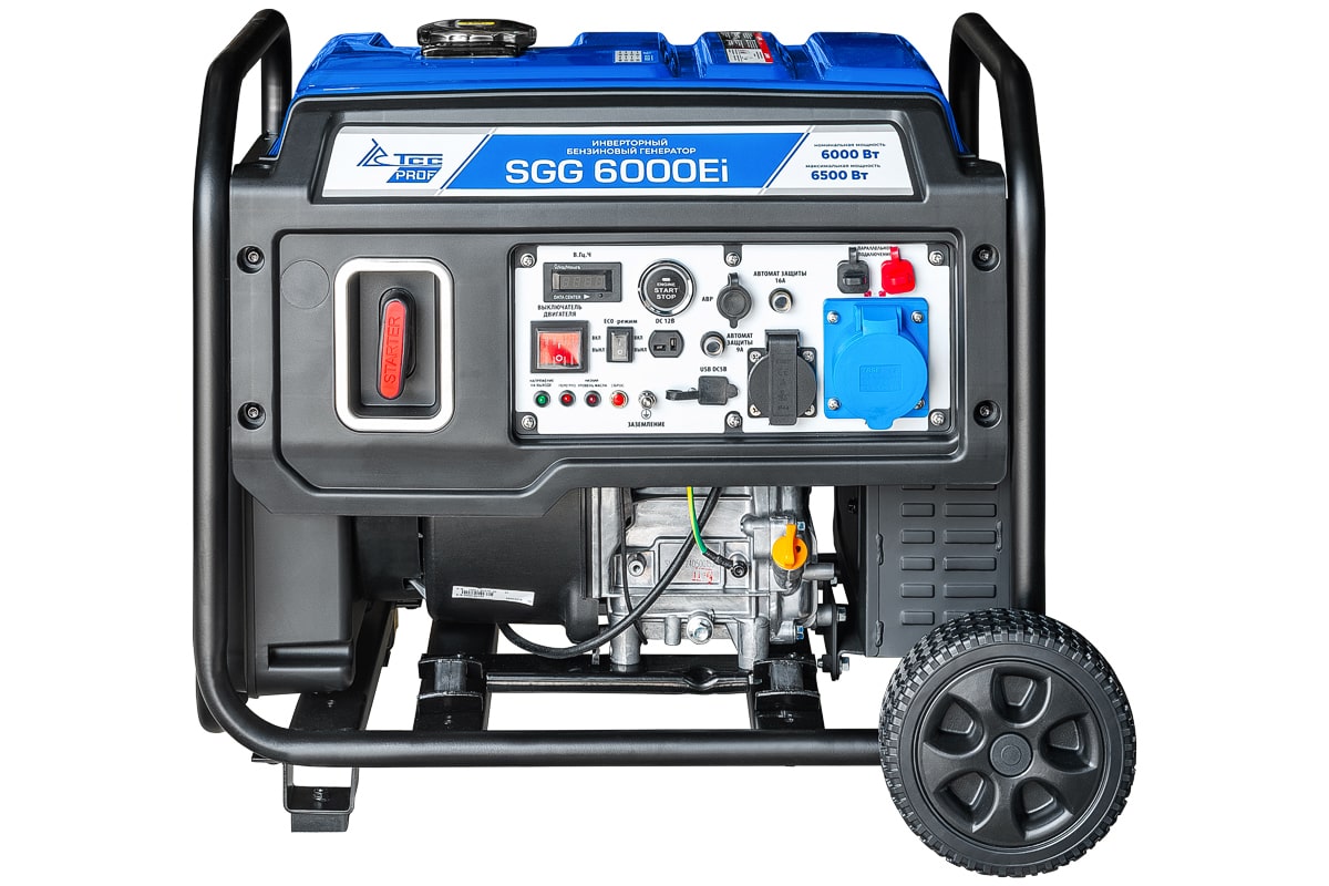 Бензиновый генератор инверторный SGG 6000Ei