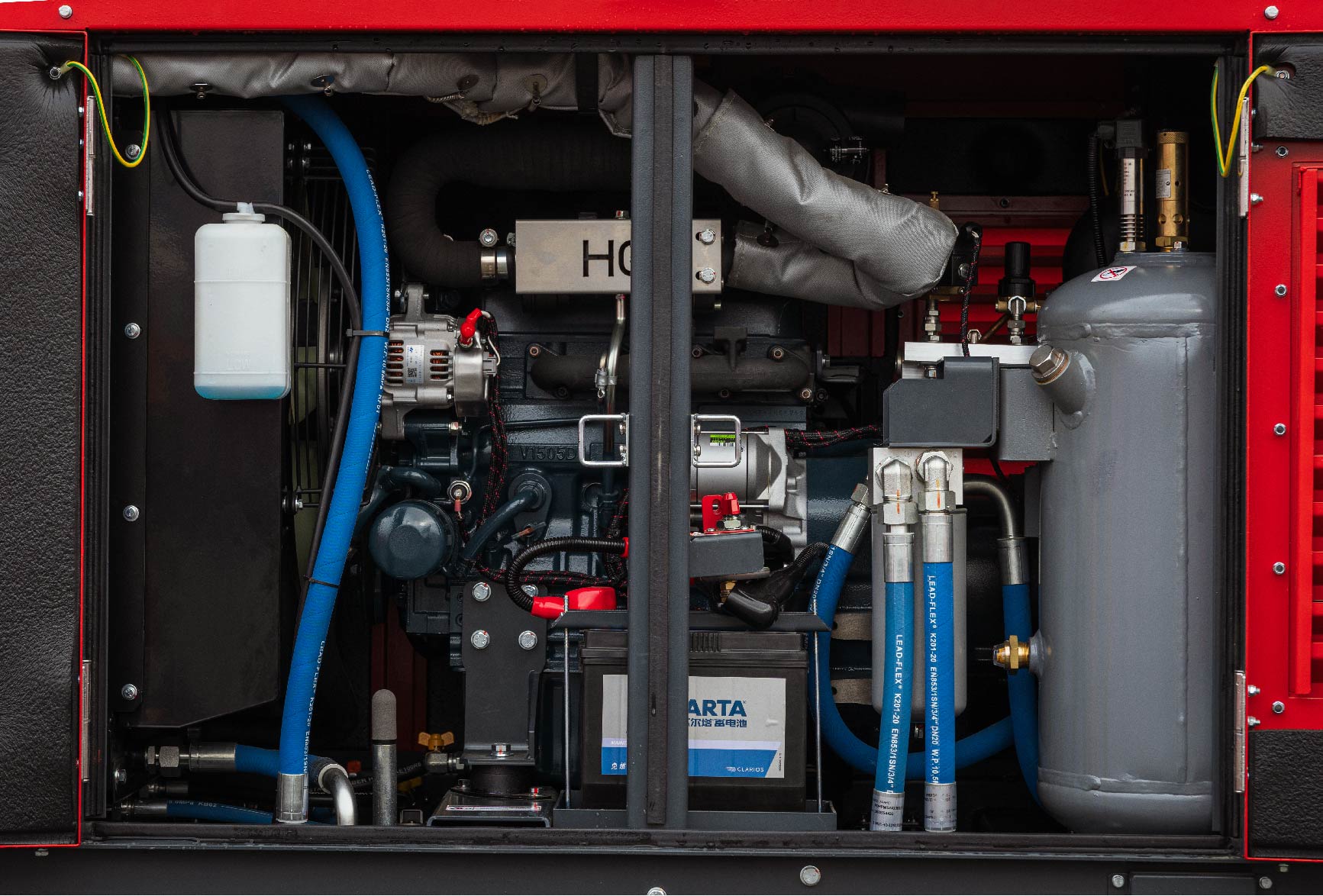 Дизельный компрессор BAYSAR X185