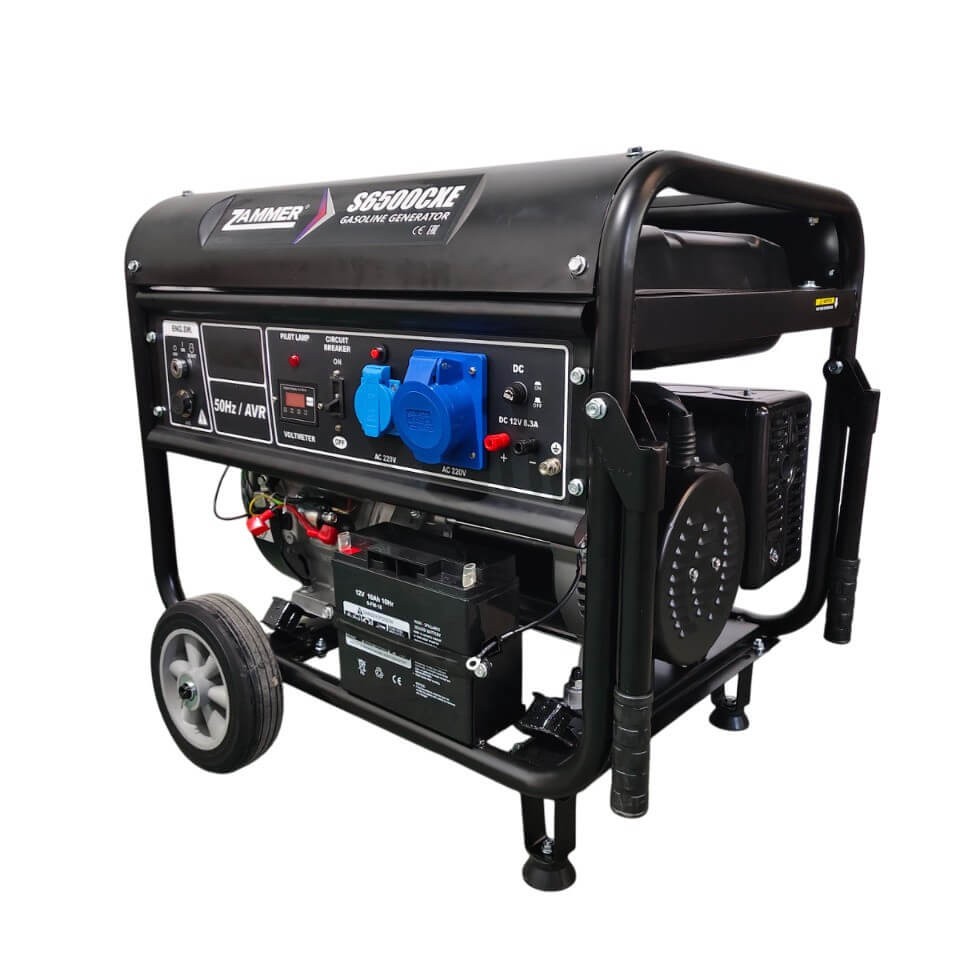 Бензиновый генератор Zammer S6500CXE