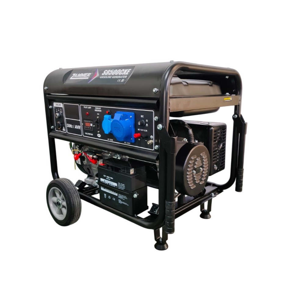 Бензиновый генератор Zammer S8500CXE