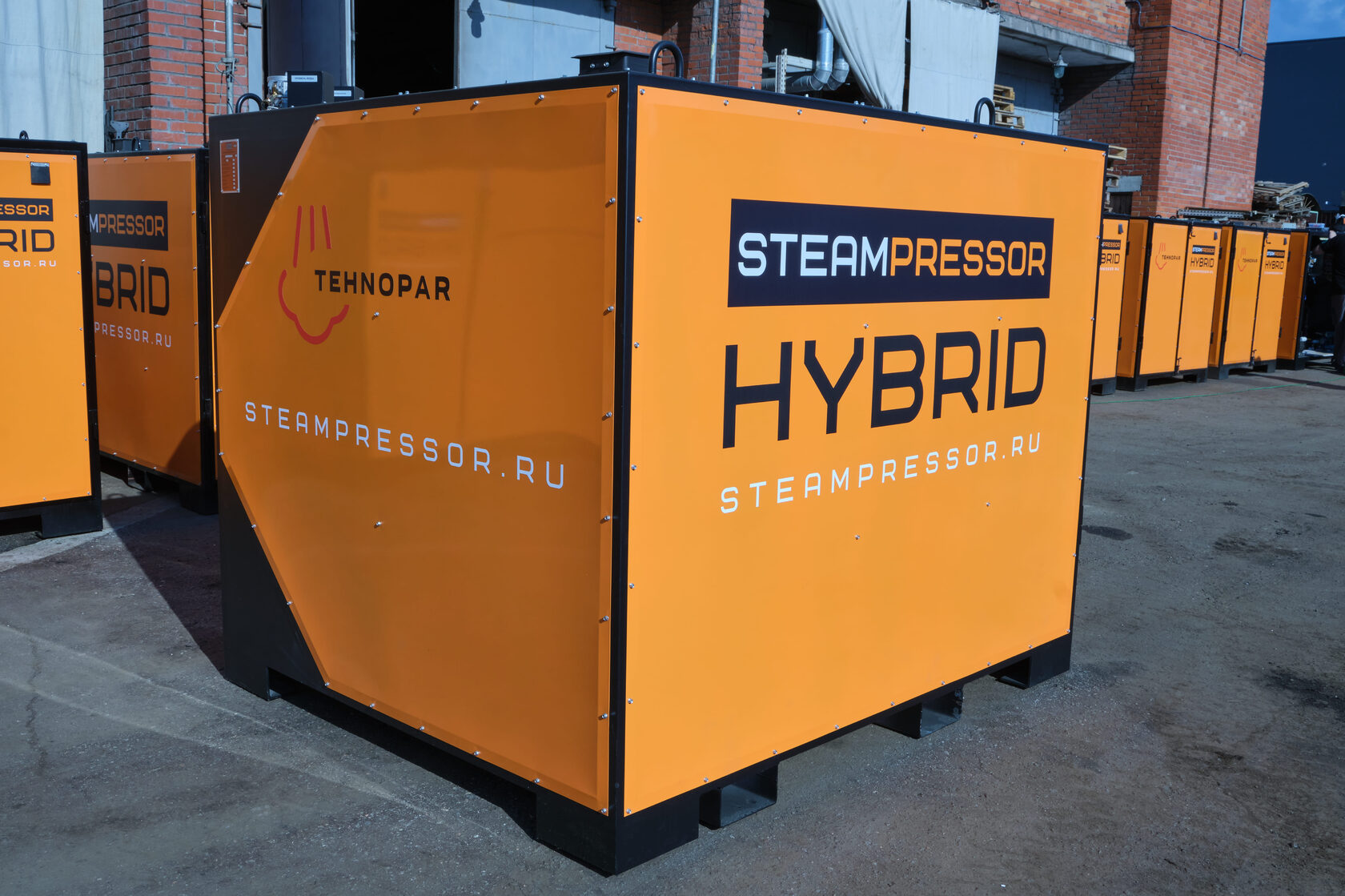 Мобильный дизельный парогенератор STEAMPRESSOR HYBRID SH-1