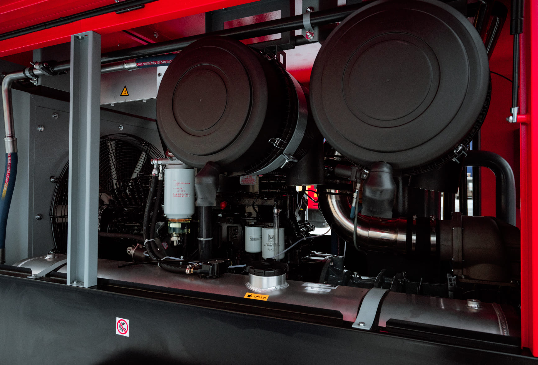 Дизельный компрессор с доохладителем BAYSAR SDPK750S