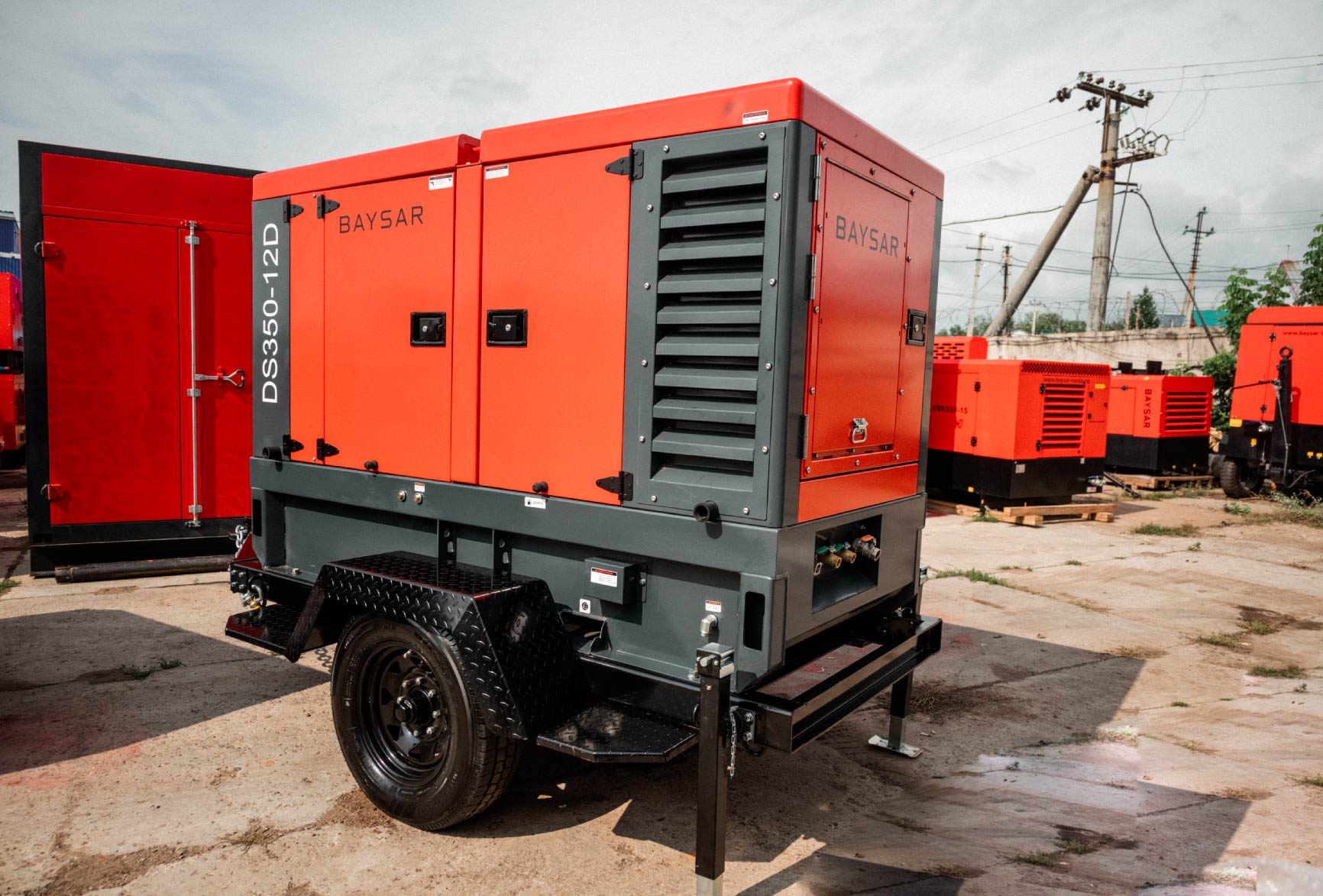 Дизельный компрессор BAYSAR DS350-12D