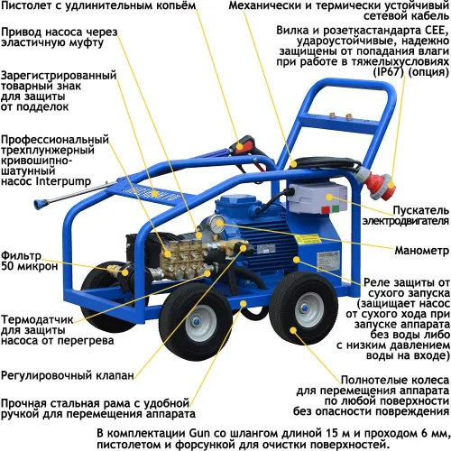 АВД Посейдон E11-400-15-4W-Gun