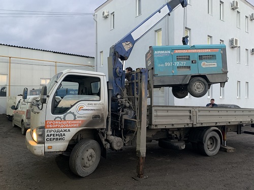 Аренда дизельного компрессора для пескоструйных работ в Самаре