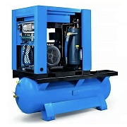 Винтовой маслозаполненный компрессор на ресивере KraftMachine КМ5,5-10рВ-500 Jiangtian (IP 55)