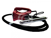 Глубинный вибратор с гибким валом Красный маяк 6 метров и вибронаконечником Ø60мм Глубинный вибратор с гибким валом Красный маяк 6 метров и вибронаконечником Ø60мм