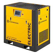 Винтовой компрессор без муфты с частотным регулированием производительности и двигателем на постоянных магнитах ET-Compressors SL 11-08 D VS PM (IP23) Винтовой компрессор без муфты с частотным регулированием производительности и двигателем на постоянных магнитах ET-Compressors SL 11-08 D VS PM (IP23)