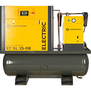 Компрессор винтовой с ресивером и осушителем ET SL 15-08-410 ES (IP55) Компрессор винтовой с ресивером и осушителем ET SL 15-08-410 ES (IP55)