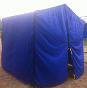 Палатка НОВАТОР-УНИВЕРСАЛ 2,5x2,5 м с тентом из огнеупорной ткани