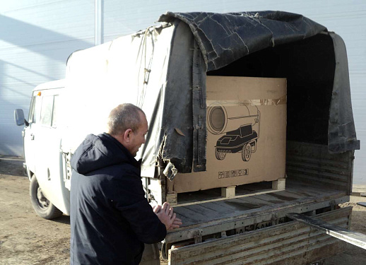 Продажа дизельной тепловой пушки Мастер для строительной компании из Тольятти. �3